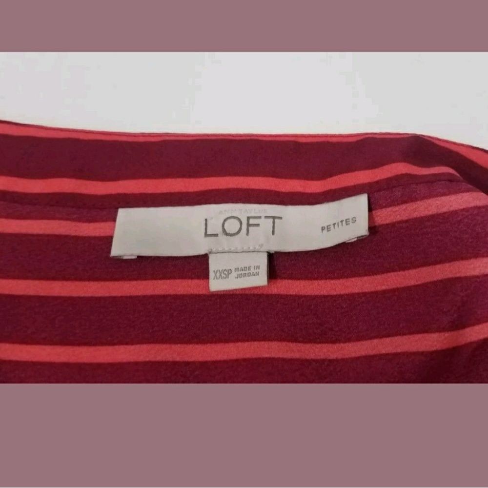 Ann Taylor LOFT Petites Blouse Shirt Size XXSP - Picture 4 of 5